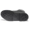 6-Inch Premium Waterproof Boot de 15 cm com corte largo “Preto Nubuck Logo”