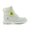 6-Inch Premium Waterproof Boot de 15 cm, impermeável e de corte largo “Bright White Waterbuck”