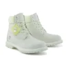 6-Inch Premium Waterproof Boot de 15 cm, impermeável e de corte largo “Bright White Waterbuck”