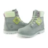 6-Inch Premium Waterproof Boot de 15 cm, impermeável e de corte largo “Nubuck cinzento”
