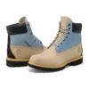 6-Inch Premium Waterproof Boot de 15 cm “Light Beige Blue”