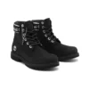 6-Inch Premium Waterproof Boot de 15 cm “Preto Nubuck Logo”