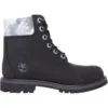 6-Inch Premium Waterproof Boot “Nubuck Preto com Gola Camo Cinza”