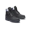 6-Inch Premium Waterproof Boot “Nubuck Preto com Gola Camo Cinza”