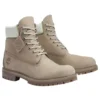 6-Inch Premium Waterproof “Nubuck Cinza Médio Verde Claro”