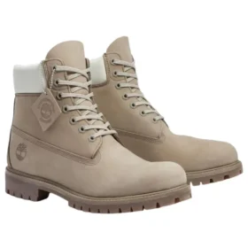 6-Inch Premium Waterproof “Nubuck Cinza Médio Verde Claro”