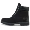 6-Inch Waterproof Boot de 15 cm, impermeável e de corte largo “Nubuck Preto”