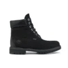 6-Inch Waterproof Boot de 15 cm, impermeável e de corte largo “Nubuck Preto”