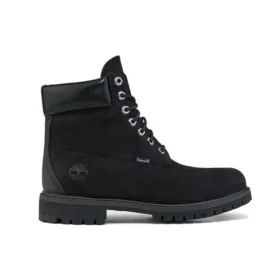 6-Inch Waterproof Boot de 15 cm, impermeável e de corte largo “Nubuck Preto”