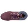 Bota 6-Inch Premium de 15 cm com gola dupla e impermeável “Nubuck Borgonha”