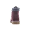 Bota 6-Inch Premium de 15 cm com gola dupla e impermeável “Nubuck Borgonha”