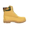 Bota 6-Inch Premium de 15 cm “Trigo Nubuck com Gola Camuflada”