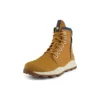 Bota Brooklyn com fecho lateral e corte largo “Trigo Nubuck”