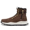 Bota Brooklyn com fecho lateral “Nubuck castanho”