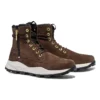 Bota Brooklyn com fecho lateral “Nubuck castanho”