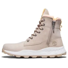 Bota Brooklyn Side Zip “Beige”