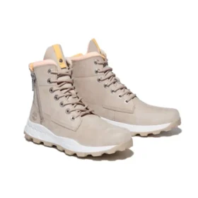 Bota Brooklyn Side Zip “Beige”