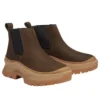 Bota Chelsea Roxie Lane “Nubuck Castanho Escuro”