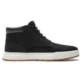 Bota Chukka de couro Maple Grove “Preto Nubuck”