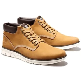 Bota Chukka em couro Bradstreet “Trigo”