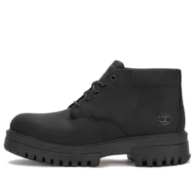 Bota Chukka Impermeável Arbor Road “Preto Full Grain”