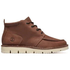 Bota Chukka Westmore Moc Toe “Castanho Médio Full Grain”