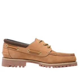 Bota de barco com 3 ilhós e costura manual “Trigo”