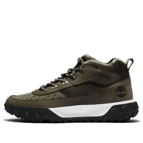 Bota de caminhada em couro GreenStride Motion 6 “Verde escuro”