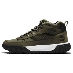 Bota de caminhada em couro GreenStride Motion 6 “Verde escuro”