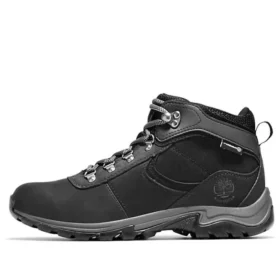 Bota de caminhada impermeável de cano médio Mt. Maddsen “Preto de grão integral” Bota de caminhada impermeável de cano médio Mt. Maddsen “Preto de grão integral”
