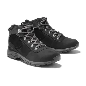 Bota de caminhada impermeável de cano médio Mt. Maddsen “Preto de grão integral” Bota de caminhada impermeável de cano médio Mt. Maddsen “Preto de grão integral”