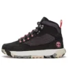 Bota de caminhada impermeável GreenStride Motion 6 Mid em tecido e couro “Preto”