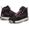 Bota de caminhada impermeável GreenStride Motion 6 Mid em tecido e couro “Preto”