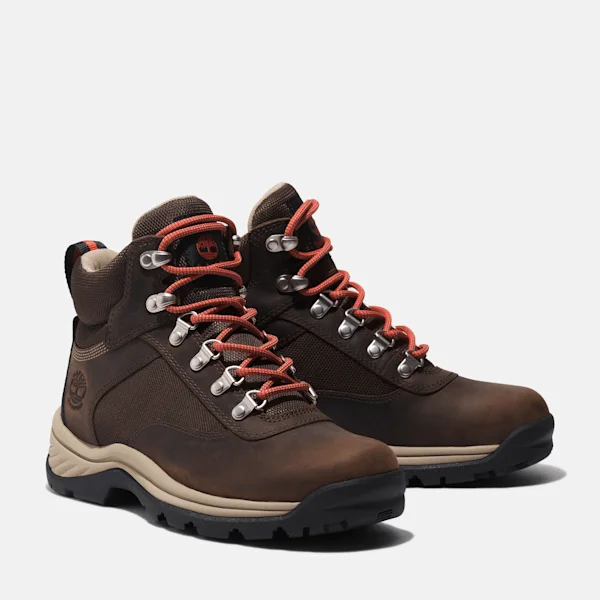 Bota de caminhada impermeável White Ledge Mid branca para mulher Bota de caminhada impermeável White Ledge Mid branca para mulher