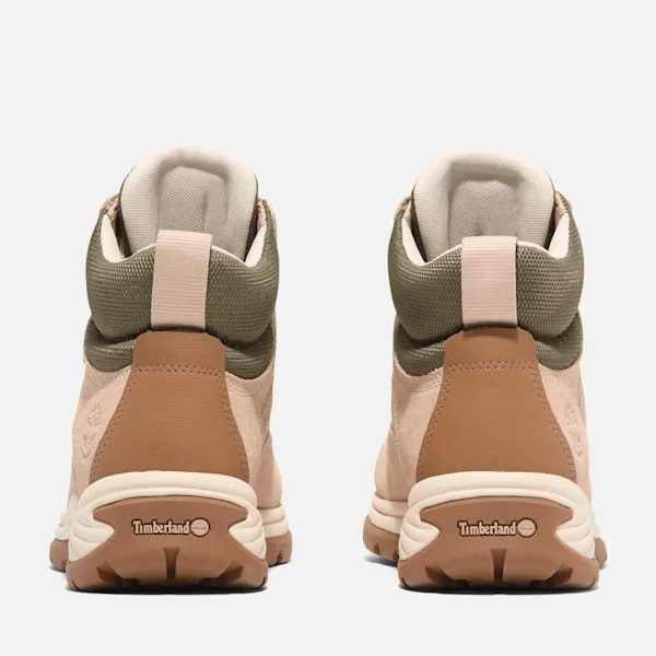Bota de caminhada impermeável White Ledge Mid branca para mulher Bota de caminhada impermeável White Ledge Mid branca para mulher