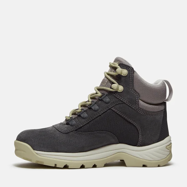 Bota de caminhada impermeável White Ledge Mid branca para mulher Bota de caminhada impermeável White Ledge Mid branca para mulher