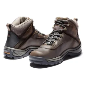 Bota de caminhada média impermeável Ledge “Castanho”