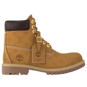 Bota de cano curto Timberland x Louis Vuitton de 6 polegadas “Trigo Monogram”