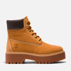 Bota de plataforma impermeável Stone Street de 15 cm para mulher