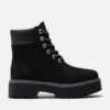 Bota de plataforma impermeável Stone Street de 15 cm para mulher