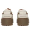 Bota de plataforma Stone Street “Nubuck Branco Sujo”