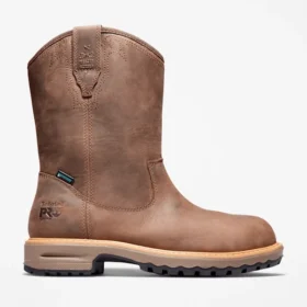 Bota de trabalho impermeável Ashlar Pull-on com biqueira de liga para mulher Bota de trabalho impermeável Ashlar Pull-on com biqueira de liga para mulher