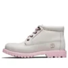 Bota Dupla Impermeável Nellie Chukka para Mulher “White Pink”