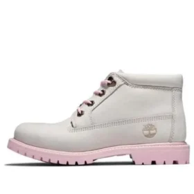 Bota Dupla Impermeável Nellie Chukka para Mulher “White Pink” Bota Dupla Impermeável Nellie Chukka para Mulher “White Pink”