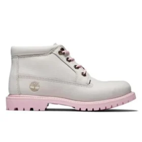 Bota Dupla Impermeável Nellie Chukka para Mulher “White Pink” Bota Dupla Impermeável Nellie Chukka para Mulher “White Pink”