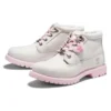 Bota Dupla Impermeável Nellie Chukka para Mulher “White Pink”
