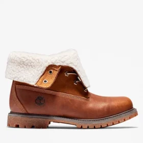 Bota feminina Timberland® com forro quente e fecho enrolável Bota feminina Timberland® com forro quente e fecho enrolável