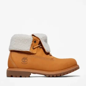 Bota feminina Timberland® com forro quente e fecho enrolável Bota feminina Timberland® com forro quente e fecho enrolável