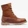 Bota feminina Timberland® com forro quente e fecho enrolável Bota feminina Timberland® com forro quente e fecho enrolável