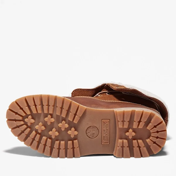 Bota feminina Timberland® com forro quente e fecho enrolável Bota feminina Timberland® com forro quente e fecho enrolável